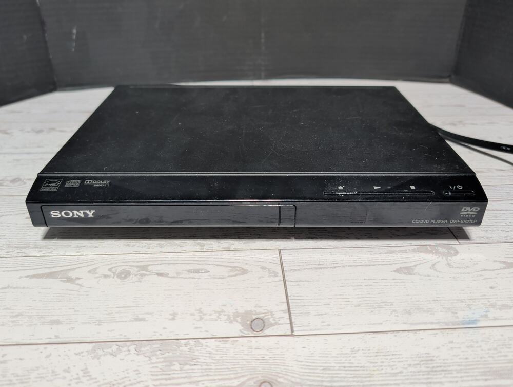 Sony DVP-SR210P DVD CD Player Progressive Scan Compact Media Player TESTED WORKS